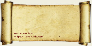 Jelena Trnjaković vizit kartica